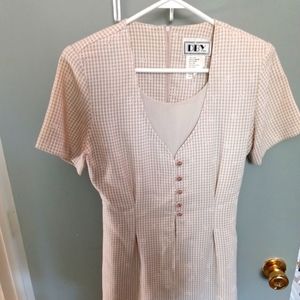 Women's DBY Ltd Beige Knee Length Dress